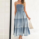 Soline | Robe longue en denim