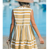 Katrina - Robe d'Été à Motif Géométrique