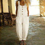 Mae | Salopette vintage en coton doux effet denim