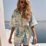 Solene - Chic Patchwork Ensemble