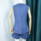 Azura | Ensemble en jean sans manches