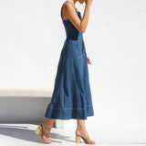 Élen | Robe midi en denim