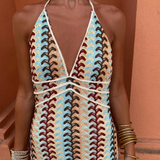 Naama-Lee | Robe Maxi Sans Dos avec Décolleté en V