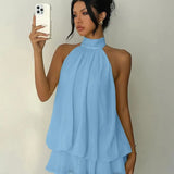 Robe Mini Légère et Flottante