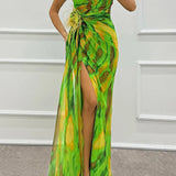 Mia | Vibrant Draped Robe