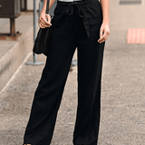 Joleen - Pantalon de Détente Femme avec Cordon et Taille Élastique