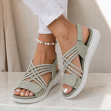 Soline | Sandales Sport-Chic à Talon Élevé
