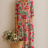 Bloom Reda: Robe de printemps élégante et sans effort