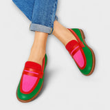 Nyla™ | Mocassins Décontractés à Détails Contrastants