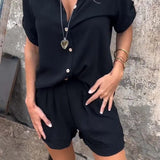Melda - Airy Buttoned Ensemble