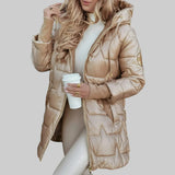 Cecilia | Élégant manteau d'automne avec capuche