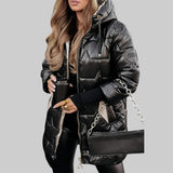 Cecilia | Élégant manteau d'automne avec capuche