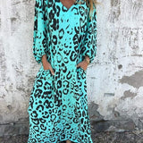 Jessa - Maxi Robe Imprimé Léopard