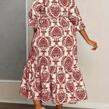 Molly - Robe Bohème à Motifs Mosaïques