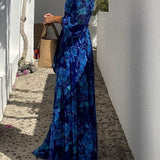 Luna | Robe Maxi Imprimée Fleurie