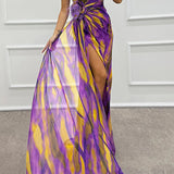 Mia | Vibrant Draped Robe