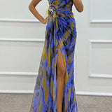 Mia | Vibrant Draped Robe