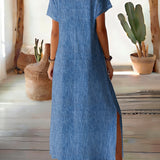Hélène | Robe en denim rétro