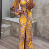 Sophie | Long Pleated Evening Gown
