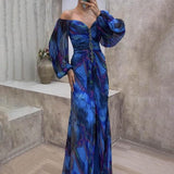 Sophie | Long Pleated Evening Gown