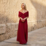 Harper | Chic Robe Rouge Élégante