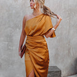 Tamari | Élégante Robe Midi en Satin