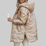 Cecilia | Élégant manteau d'automne avec capuche