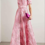 Aria | Robe Bouffante à Manches Courtes