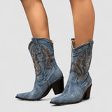 Amélie | Bottines Orthopédiques en Denim