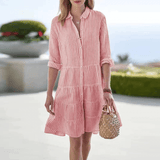 LOLITA | Robe Rayée Côte Aérienne