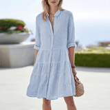 LOLITA | Robe Rayée Côte Aérienne