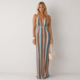 Naama-Lee | Robe Maxi Sans Dos avec Décolleté en V