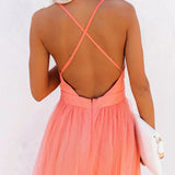 Coralie | Maxi Robe Lumière Corail