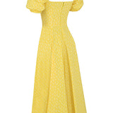 Aviana - Robe Bloom à Manches Bouffantes