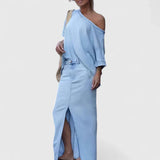 Averlynn | Ensemble Élégant de Jupe Maxi